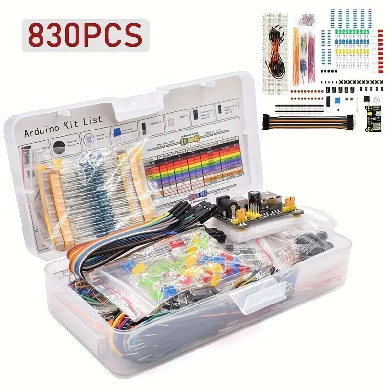 Esp32 Smart Home Kit - 830Pcs/Box DIY Project Starter Kit For