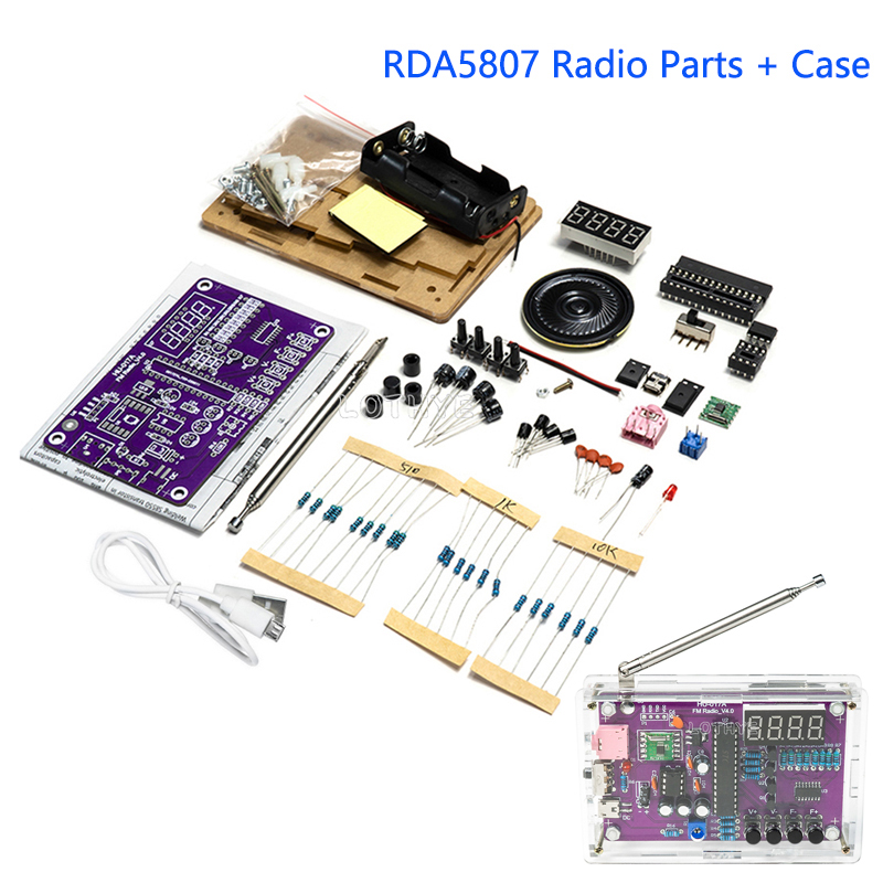 DIY Electronic Kit RDA5807S FM - Electronics Project Kit review and price