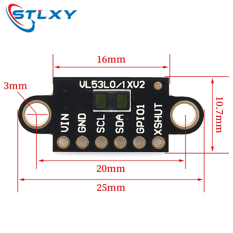 Black VL53L1X TOF Laser Distan - Sensor Kit Arduino review and price
