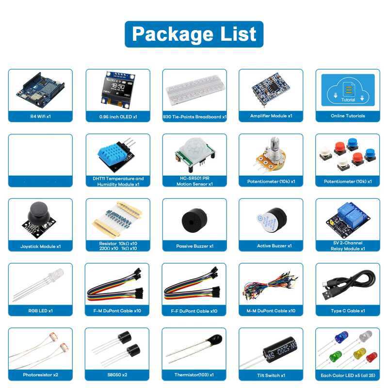 UNO R4 WiFi Compatible Develop - Electronics Project Kit review and price