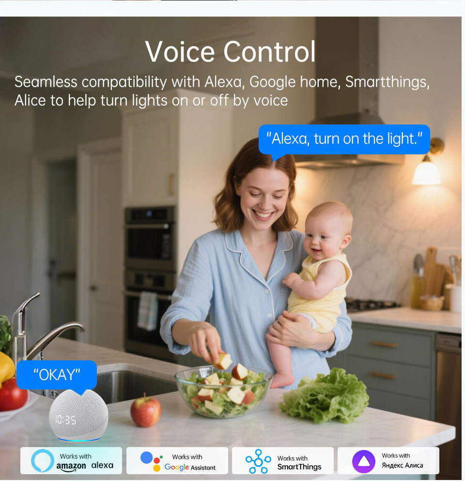 1 2 3 4 Gang WiFi RF 433mhz To - Smart Light Switch Wifi review and price
