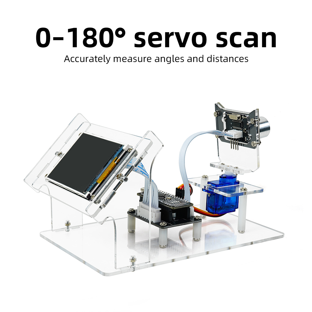 Ultrasonic Radar Scanner Senso - Esp32 Smart Home Kit review and price