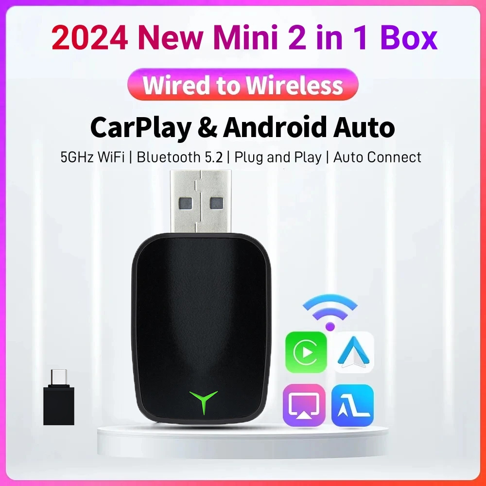 New Wired To Wireless Carplay  - Wifi Smart Plug review and price