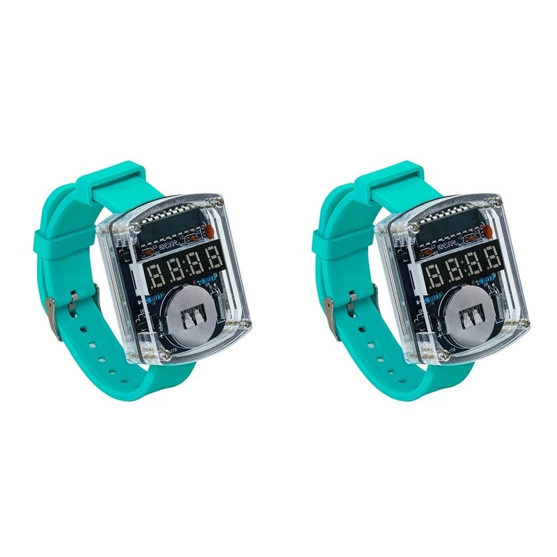2X DIY Watch LED Watch Electro - Electronics Project Kit review and price