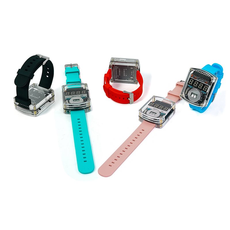 2X DIY Watch LED Watch Electro - Electronics Project Kit review and price