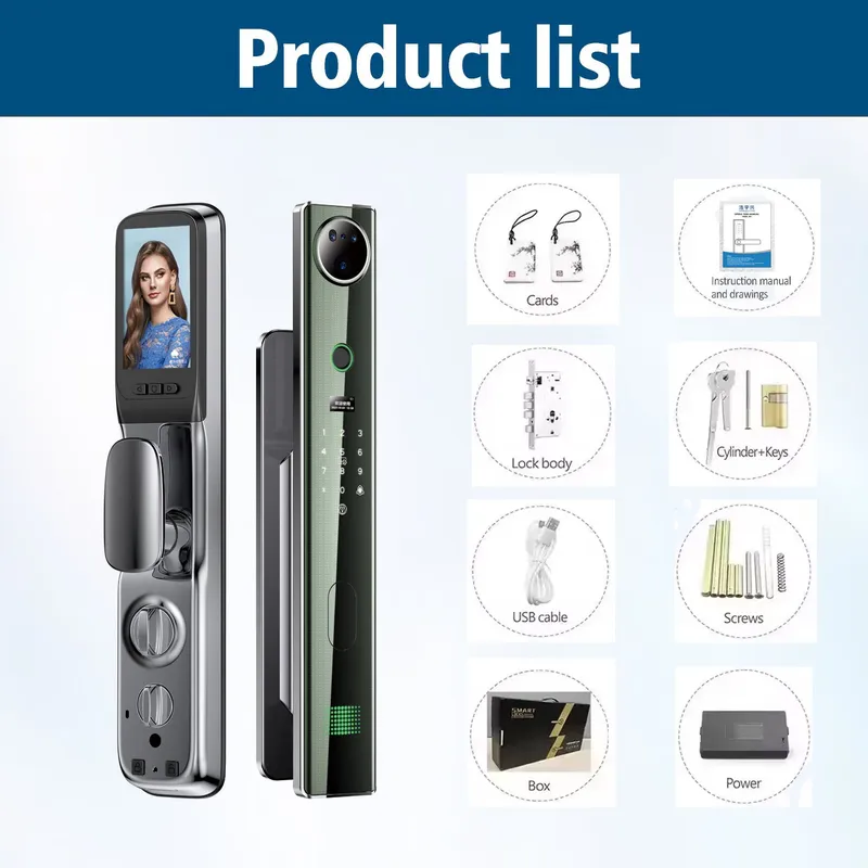 Password Combination Unlocking - Smart Door Lock Wifi review and price